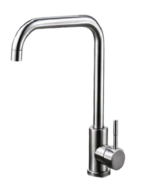 Mixing Tall Sink Faucet Silver