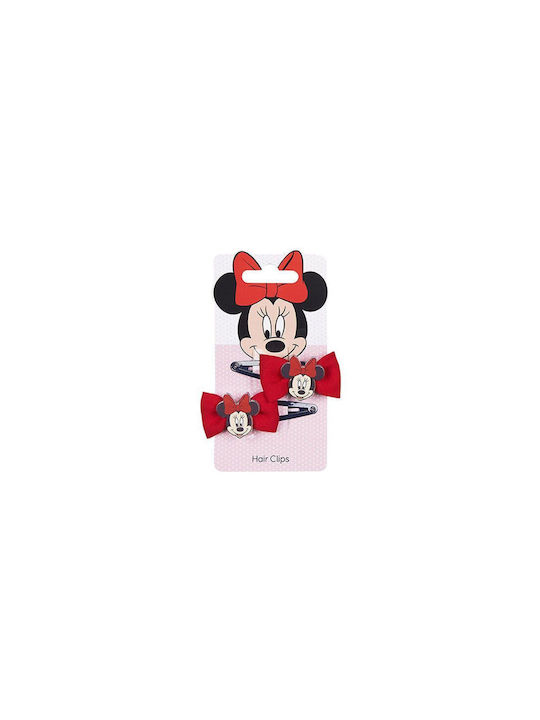 Cerda Minnie Mouse Set Agrafe de Păr pentru Copii cu Clip Multicolor 2buc