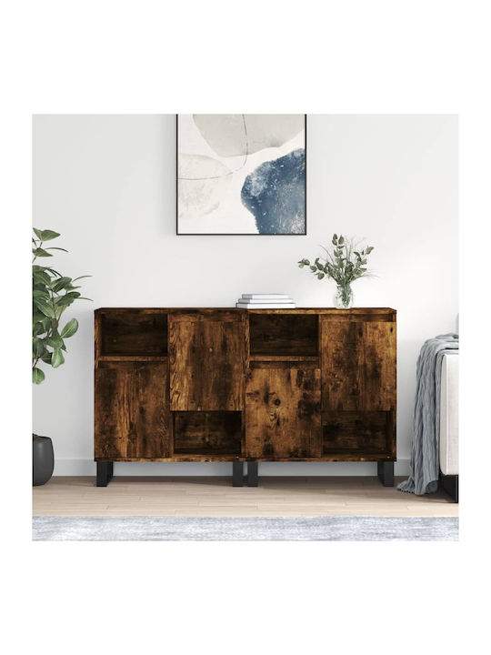 Sideboard Wooden Smoky Oak 120x35x70cm