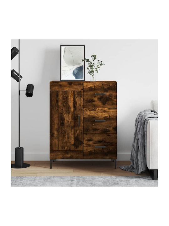 Bufet cu Sertare Stejar afumat 69.5x34x90cm