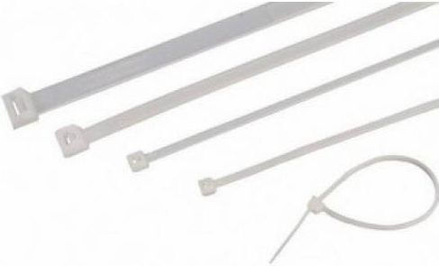 Spap Cable Ties Plastic 280mm x 4.8mm in White Colour (100 pcs) (4100221)