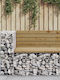 Bancă Exterior Lemnos 92x71x65.5cm