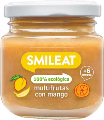 Smileat Fruit Cream 6m+ Gluten Free 130gr