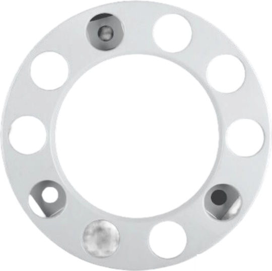 Car Hubcap Set 22.5" 4pcs White