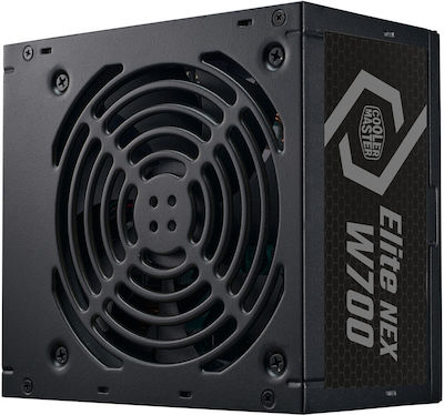 CoolerMaster Elite NEX Black Mesh 700W Black Computer Power Supply Full Wired 80 Plus Standard