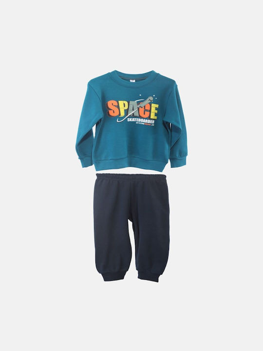 Dreams Set Top & Bottom Kids Pyjamas Petrol Π