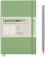 Leuchtturm1917 Σημειωματάριο B6 61 Φύλλων Ριγέ Πράσινο