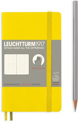 Leuchtturm1917 Notizbuch A6 mit Punkten Gelb