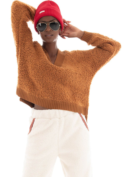 UGG Deeann CloudFluff V Neck Women's Long Sleev...
