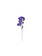 Iris artificial flower, purple, 78cm