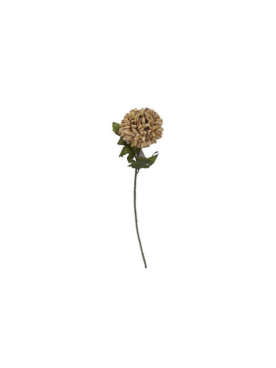 Chrysantheme, Kunstblume, beige, 70cm