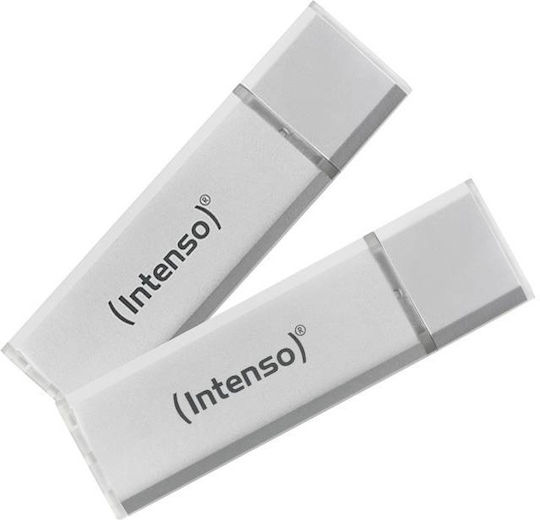 Intenso Ultra Line 2x 64GB USB 3.2 Stick Ασημί