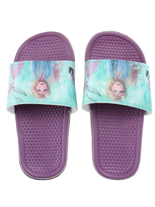 Disney Șlapi Copii Slides Congelat Violet