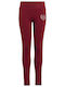 Colant Copii Sportiv Lung Burgundy Graphic