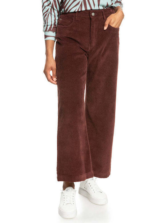 Surf On Cloud Women's Fabric Trousers Brown