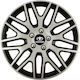 Versaco Car Hubcap Set Dakar Nc with Daewoo Emb...