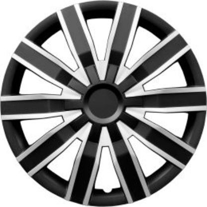 Mammooth Car Hubcap Set 16" 4pcs Black A112 2044D 16