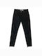 Damen Stoff Hose Schwarz