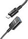 Hoco U107 USB 3.0 Cable USB-C male - USB-A female Black 1.2m