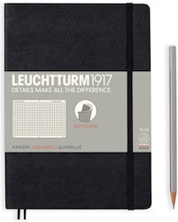 Leuchtturm1917 Notebook A5 Squared Black 310337