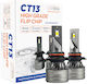 Cartech Lampen Auto HB3 LED 6500K Kaltes Weiß 12V 60W 2Stück
