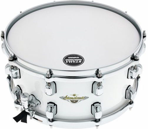 Tama Ταμπούρο Hölzernes 14" x 6.5" Weiß