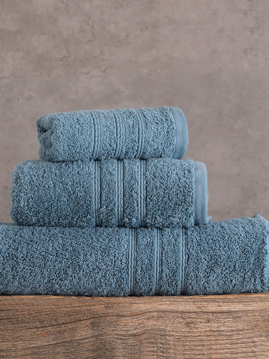 Rythmos Bath Towel Aria 75x150cm. Blue Weight 600gr/m²