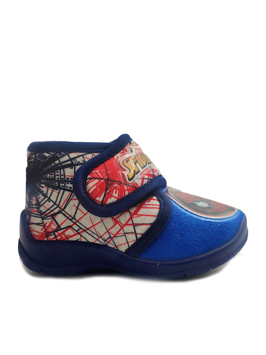 Disney Boys Closed-Toe Bootie Slippers Blue