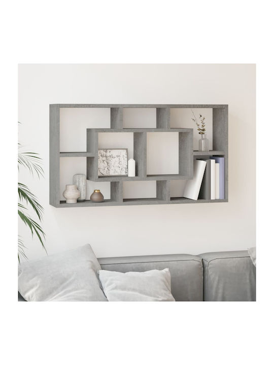 Shelf Wall Gray 85x16x47.5cm