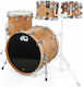 DW Drums Lacquer Custom Natural Oak Drum Set