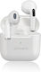4Smarts SkyBuds Pro Bluetooth Handsfree Ακουστικά με Θήκη Φόρτισης Λευκά