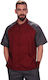 The Uniform Company Haina Bucătar 100% Bumbac Bărbat Burgundy cu Mânecă lungă
