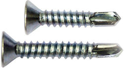 Helix Drilling Screw Phillips Galvanized with Diameter M4.8 and Length 25mm Φρεζατη