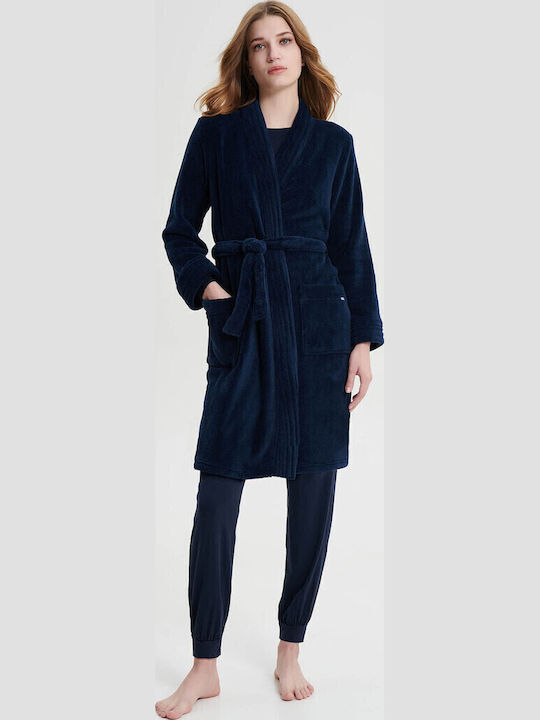 Vamp Winter Damen Robe Blau