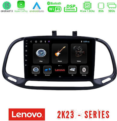 Lenovo Ηχοσύστημα Αυτοκινήτου για Fiat Doblo με Οθόνη Αφής 9"