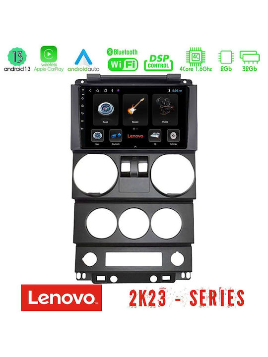 Lenovo Car Audio System for Jeep Wrangler (WiFi/GPS) with Touch Screen 9"