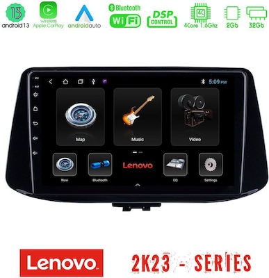 Lenovo Sistem Audio Auto pentru Hyundai i30 (WiFi/GPS) cu Ecran Tactil 9"