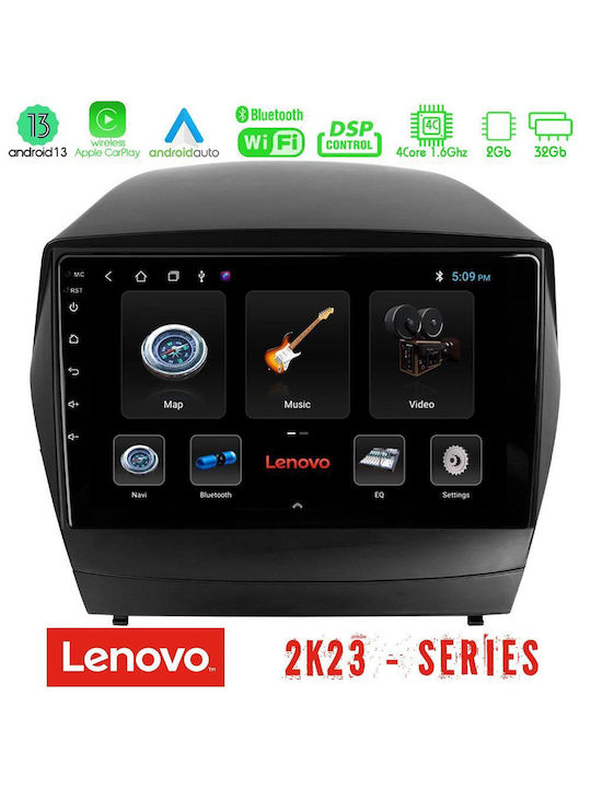 Lenovo Ηχοσύστημα Αυτοκινήτου για Hyundai IX35 με A/C με Οθόνη Αφής 9"
