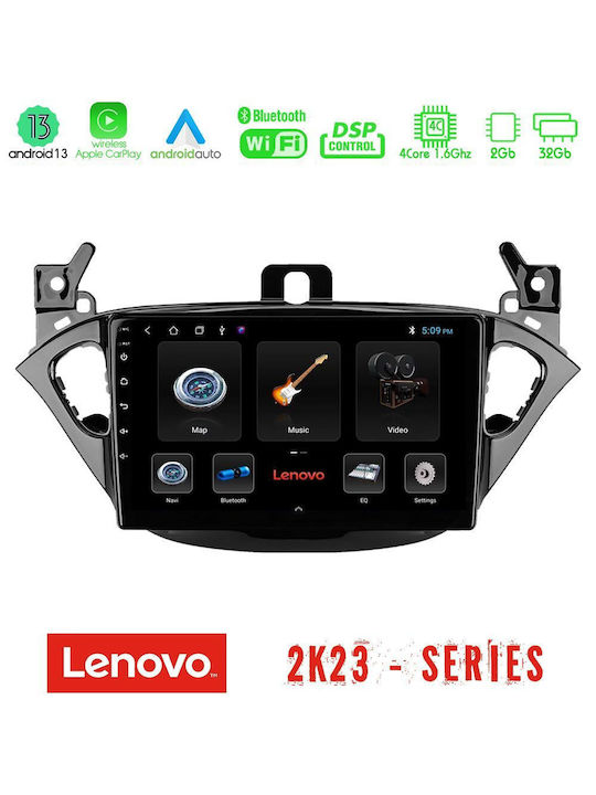 Lenovo Sistem Audio Auto pentru Opel Corsa / Adam (WiFi/GPS) cu Ecran Tactil 9"