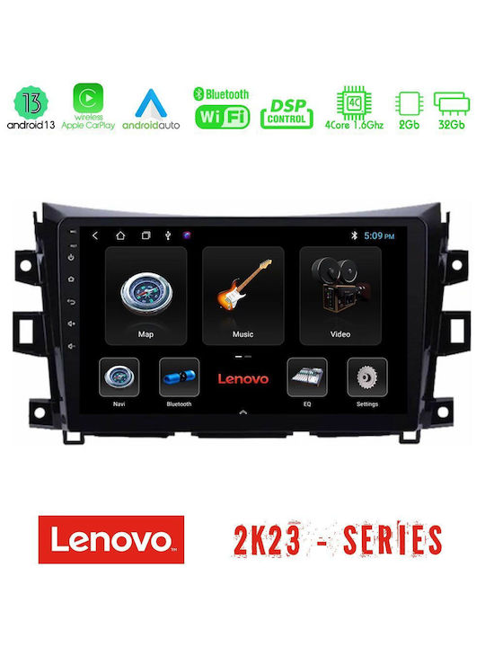 Lenovo Ηχοσύστημα Αυτοκινήτου για Nissan Navara με Οθόνη Αφής 9"