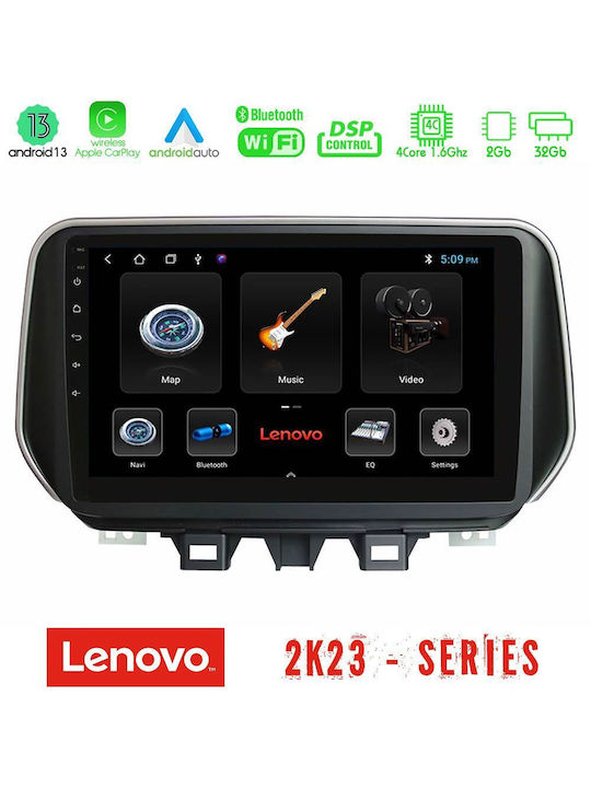 Lenovo Sistem Audio Auto pentru Hyundai Tucson (WiFi/GPS) cu Ecran Tactil 9"
