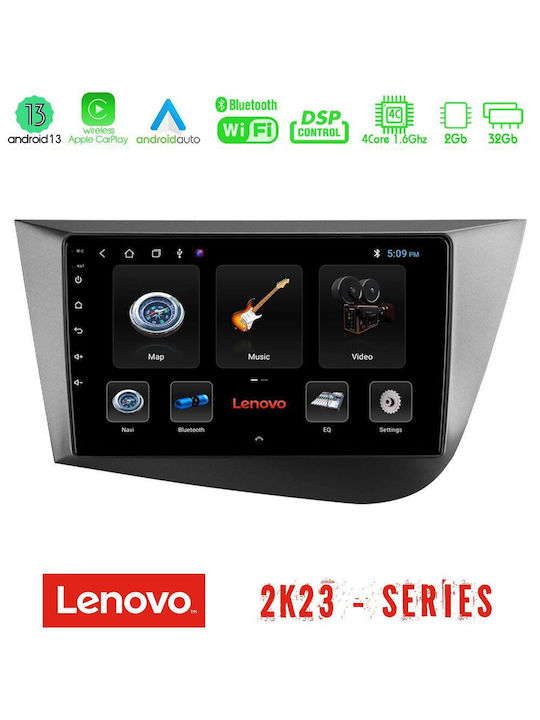 Lenovo Car Audio System for Seat Leon 2005-2011 (WiFi/GPS) with Touch Screen 9"