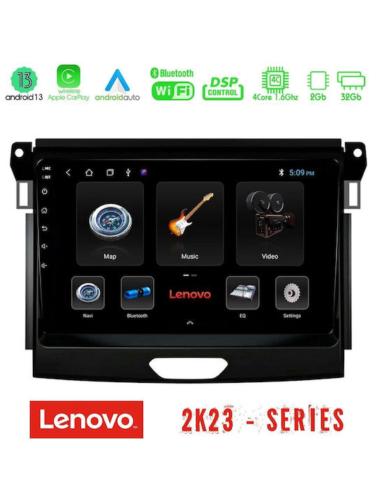 Lenovo Sistem Audio Auto pentru Ford Vânător (WiFi/GPS) cu Ecran Tactil 9"
