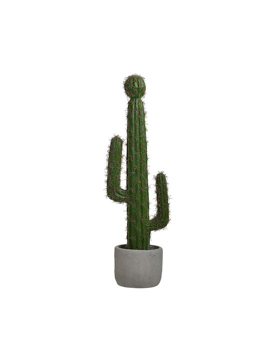Plantă Artificială în Ghiveci Mic Cactus Green 13cm Inart