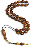 Roloi Komboloi Resin Worry Beads Brown