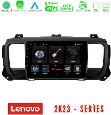 Lenovo Car-Audiosystem für Peugeot Experte / Reisender Opel Vivaro Toyota Proace Citroen Springend Honda Stadt (Bluetooth/WiFi/GPS)