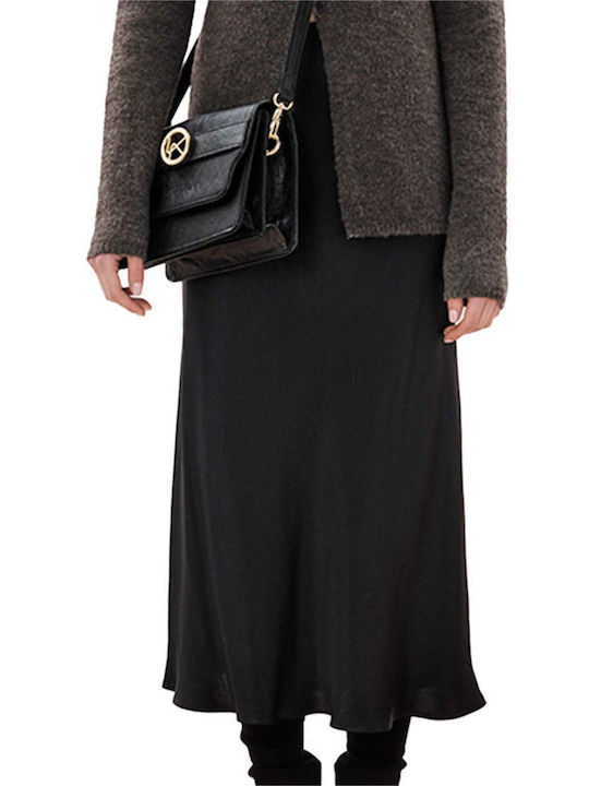 Ioanna Kourbela Midi Φούστα σε Μαύρο χρώμα