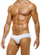 Herren Slips Weiß mit Mustern 1Packung