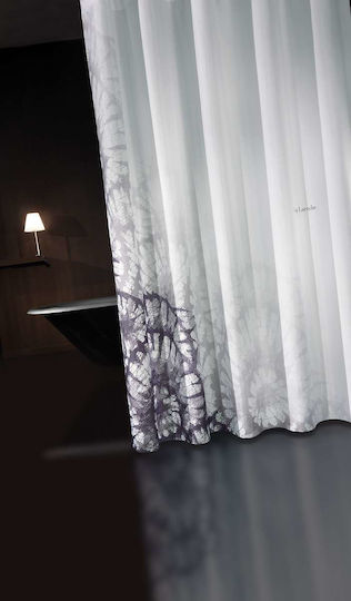 Guy Laroche Theatro Κουρτίνα Μπάνιου 180x190cm Grey-Black