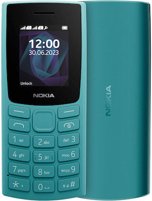 Nokia 105 4G (2023) Dual SIM Mobil cu Butone (Meniu în limba engleză) Albastru